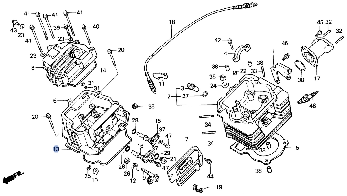 Honda OEM part 12391-HB3-003