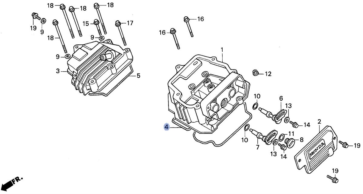 Honda OEM part 12391-HB3-004
