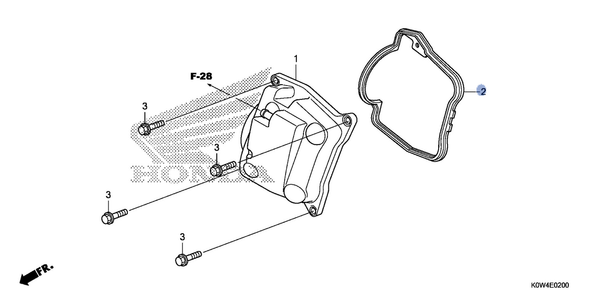 Honda OEM part 12391-K01-900