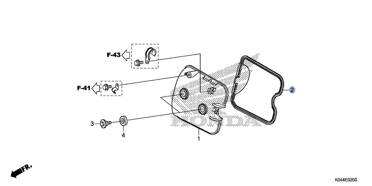 Honda OEM part 12391-K04-930