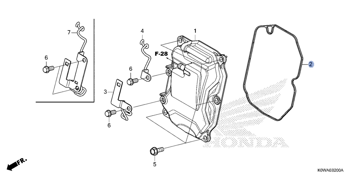 Honda OEM part 12391-K3M-T01