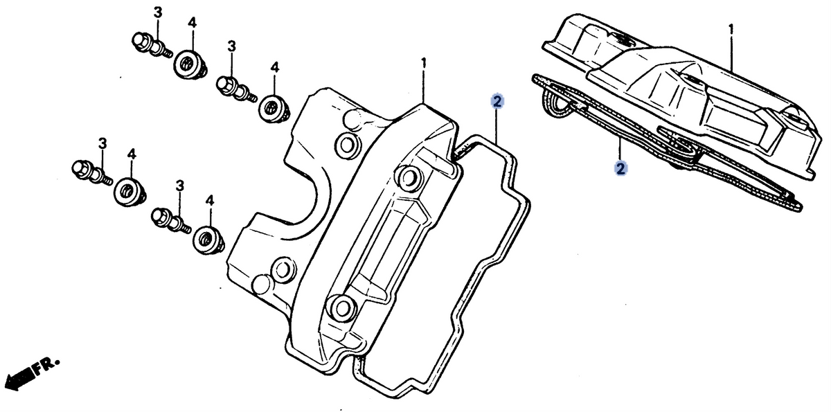 Honda OEM part 12391-KV0-720
