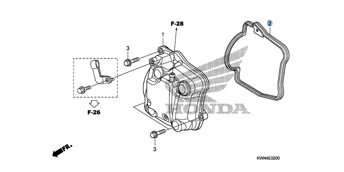 Honda OEM part 12391-KWN-900