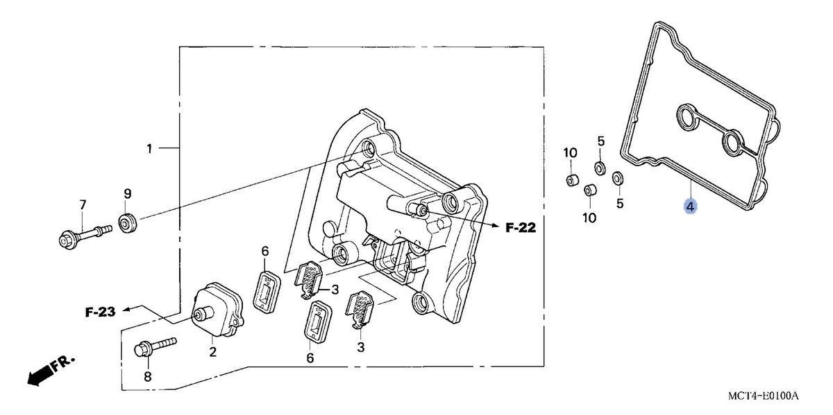 Honda OEM part 12391-MCT-000