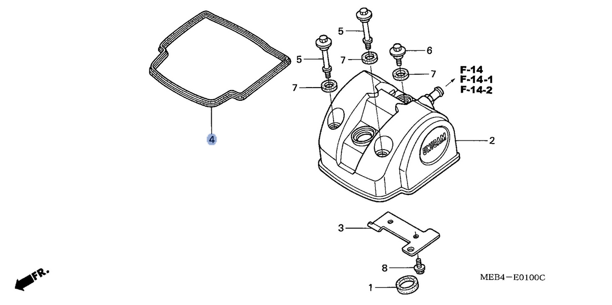 Honda OEM part 12391-MEB-670
