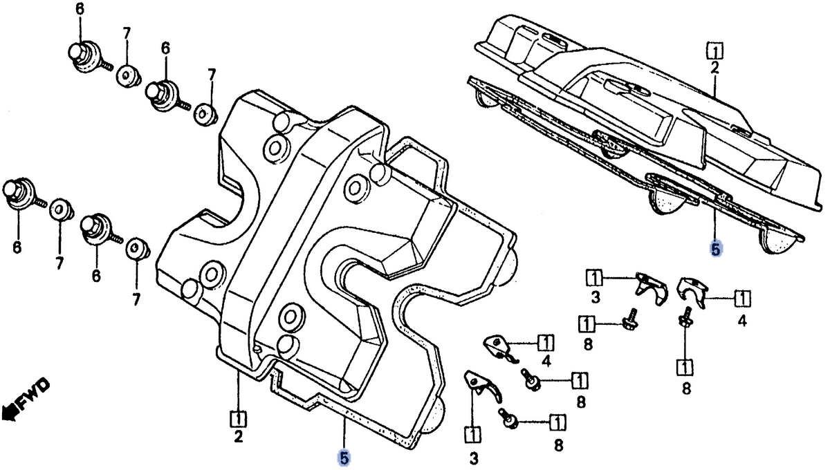 Honda OEM part 12391-MF2-710