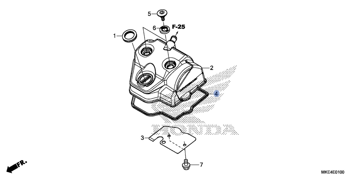 Honda OEM part 12391-MKE-A00