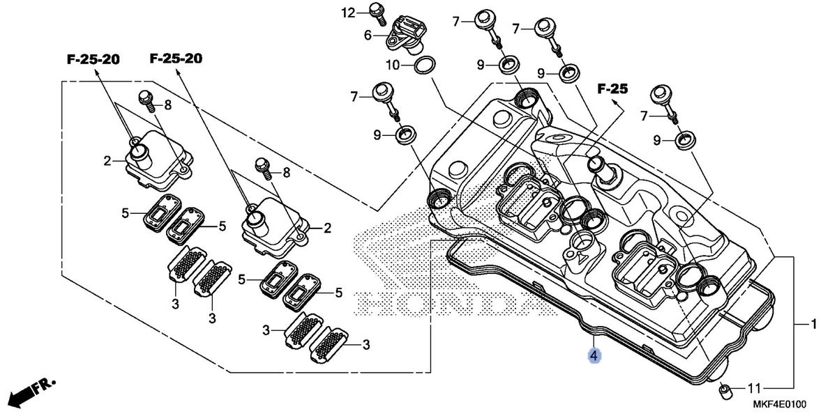 Honda OEM part 12391-MKF-D70