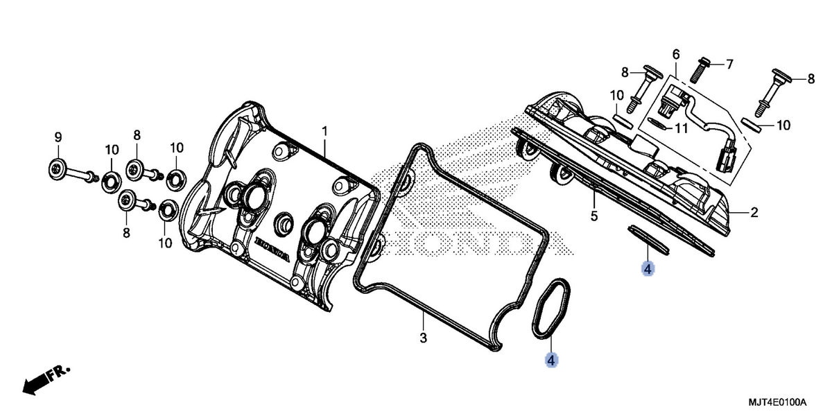 Honda OEM part 12394-MJT-E00