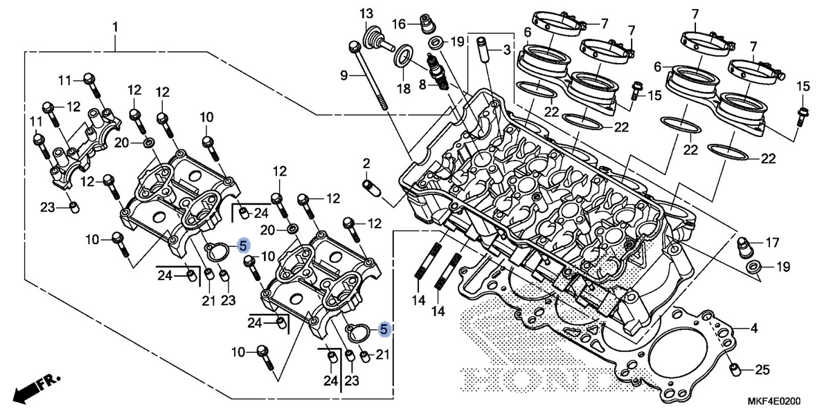 Honda OEM part 12395-MKF-D70