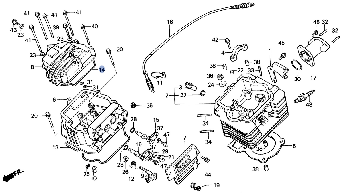 Honda OEM part 12396-HB3-003