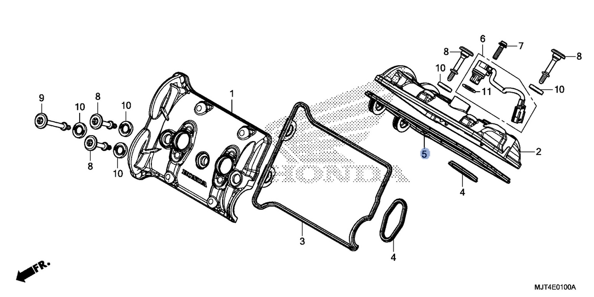 Honda OEM part 12396-MJT-E00