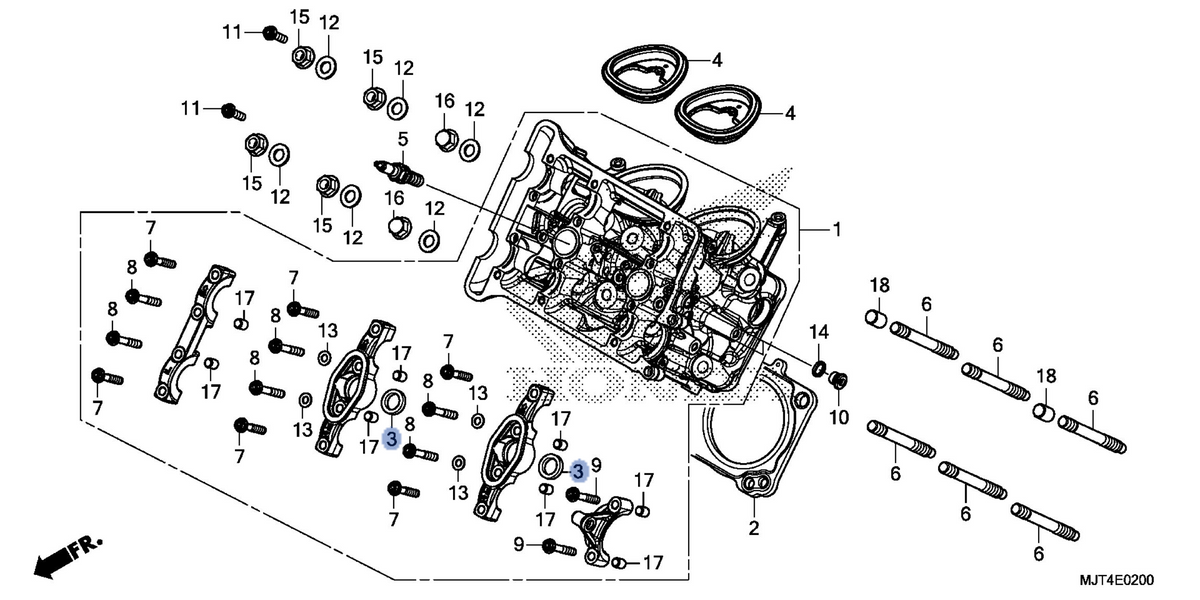 Honda OEM part 12398-MJT-E00