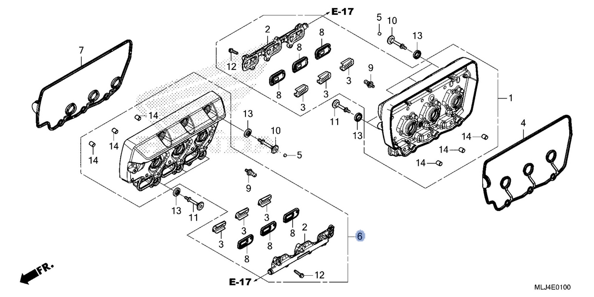 Honda OEM part 12410-MLJ-A00