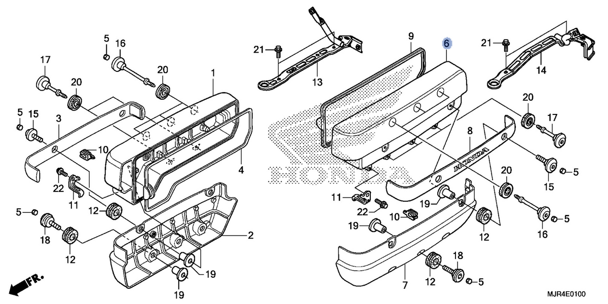 Honda OEM part 12411-MJG-670