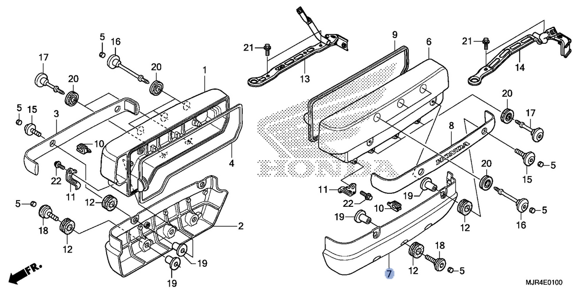 Honda OEM part 12421-MCA-000