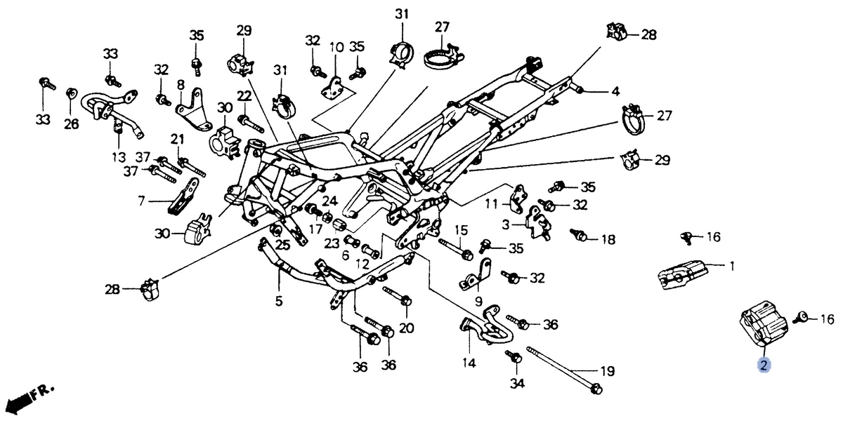 Honda OEM part 12421-MT3-000