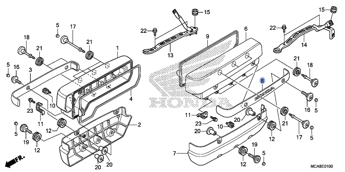 Honda OEM part 12422-MJK-G40