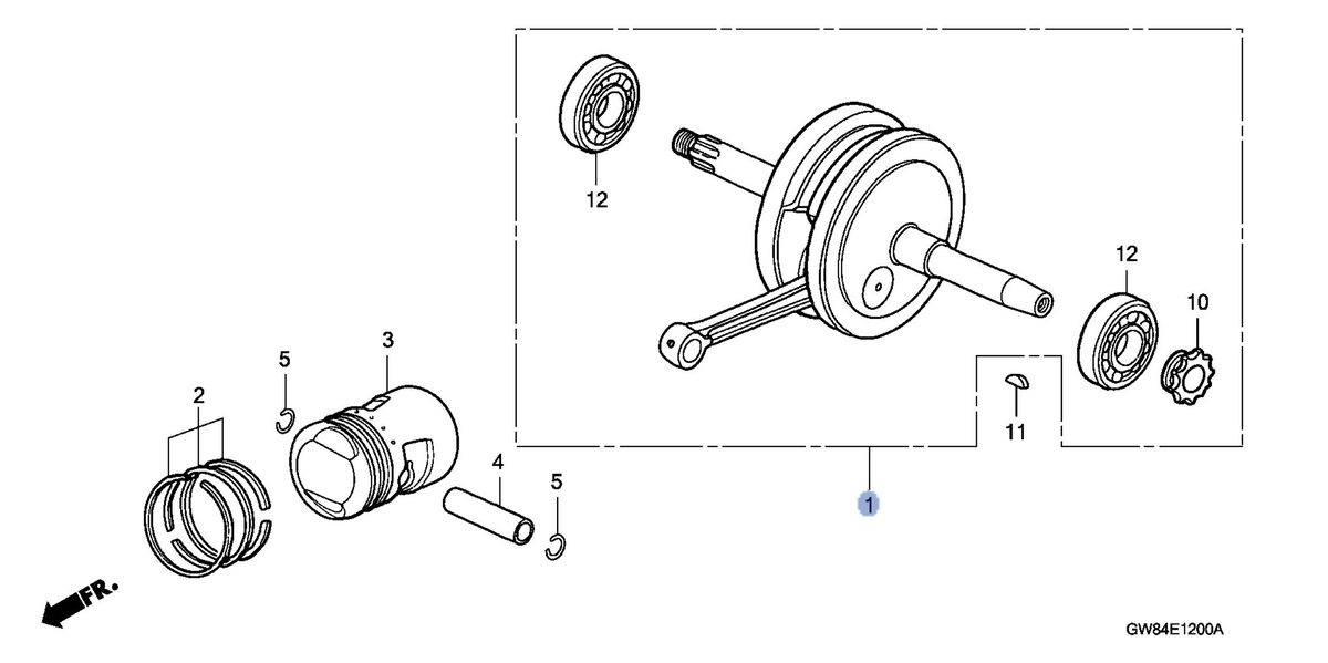 Honda OEM part 13000-GBJ-680