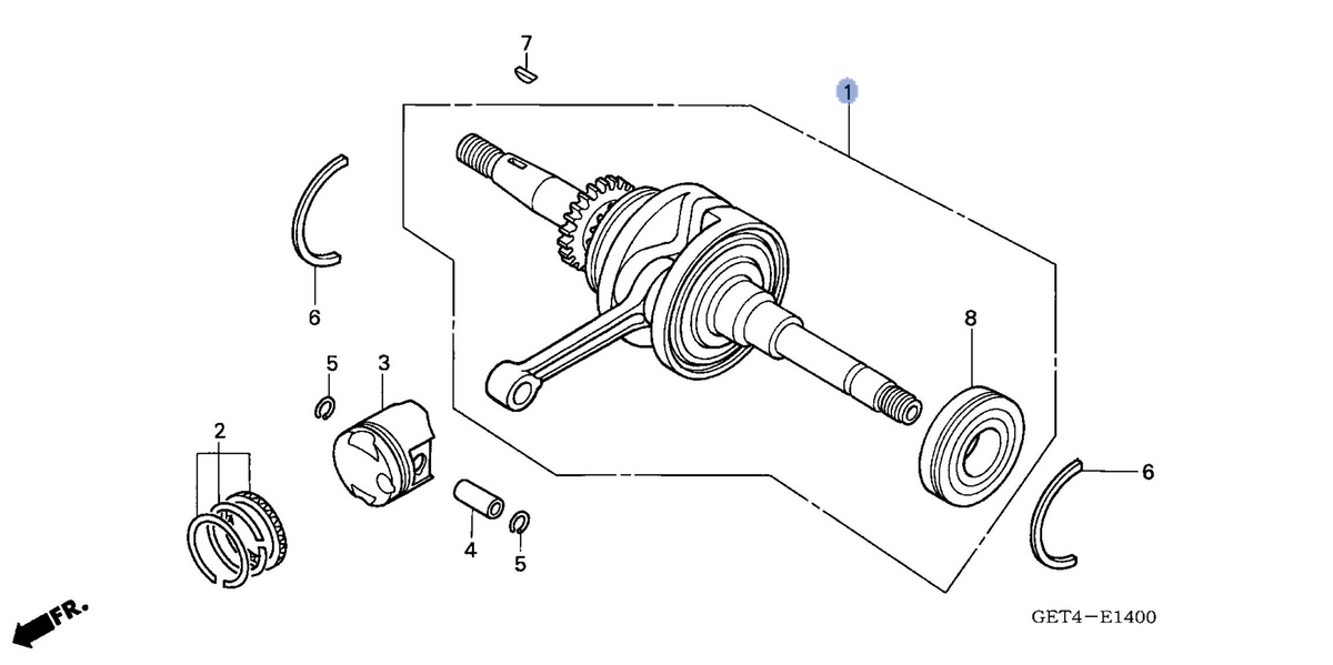 Honda OEM part 13000-GET-030