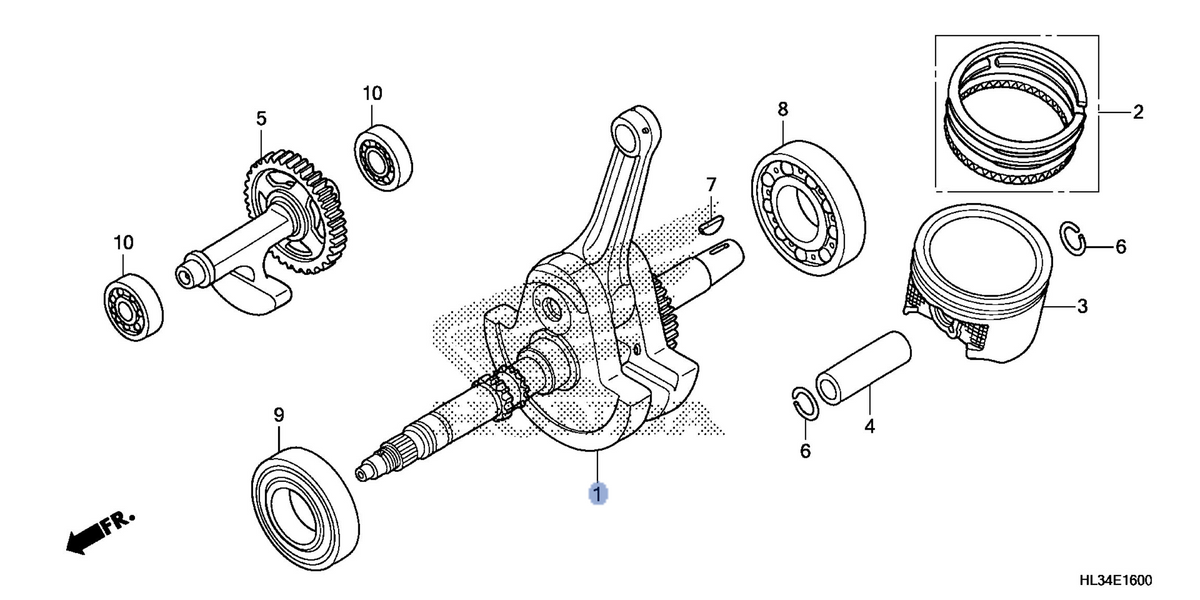 Honda OEM part 13000-HL3-B50