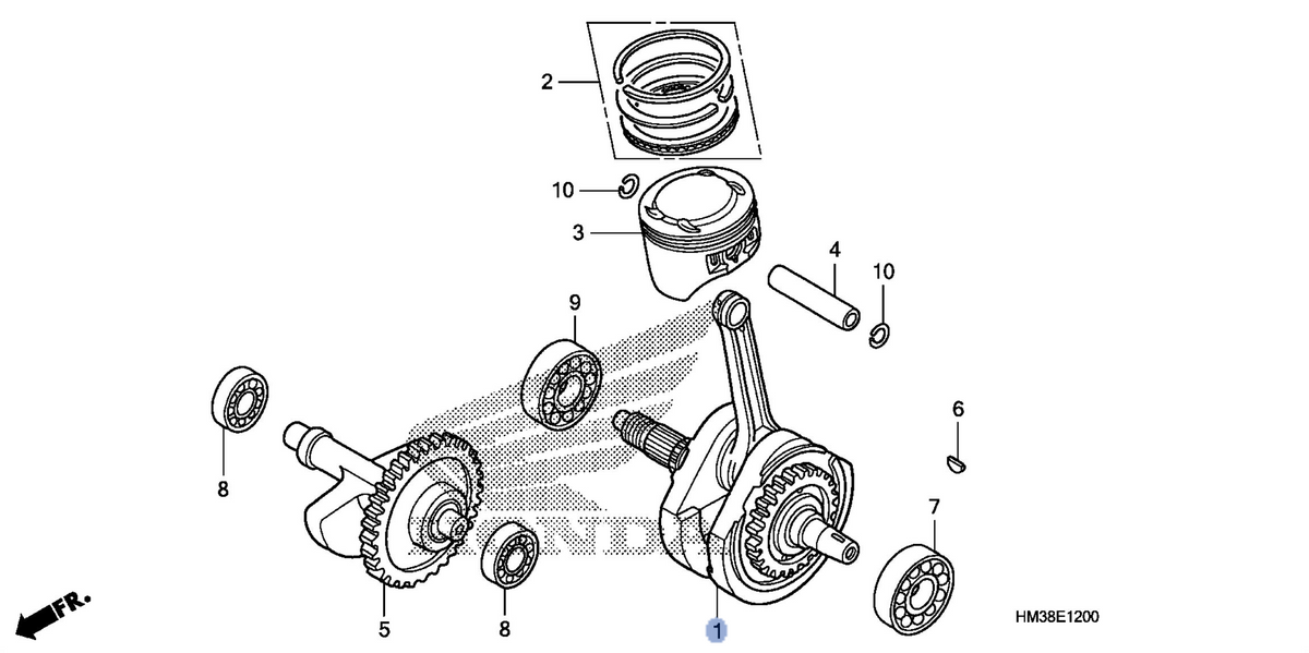 Honda OEM part 13000-HM3-670