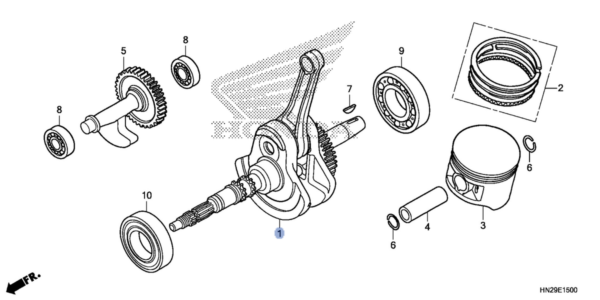 Honda OEM part 13000-HN2-A20