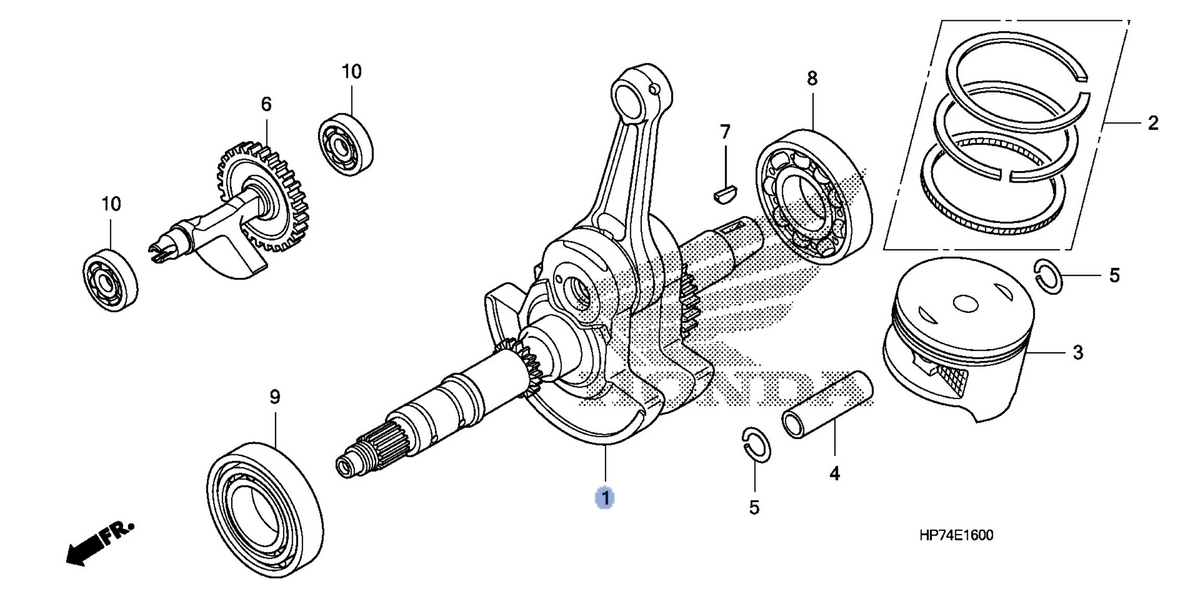 Honda OEM part 13000-HP7-A00