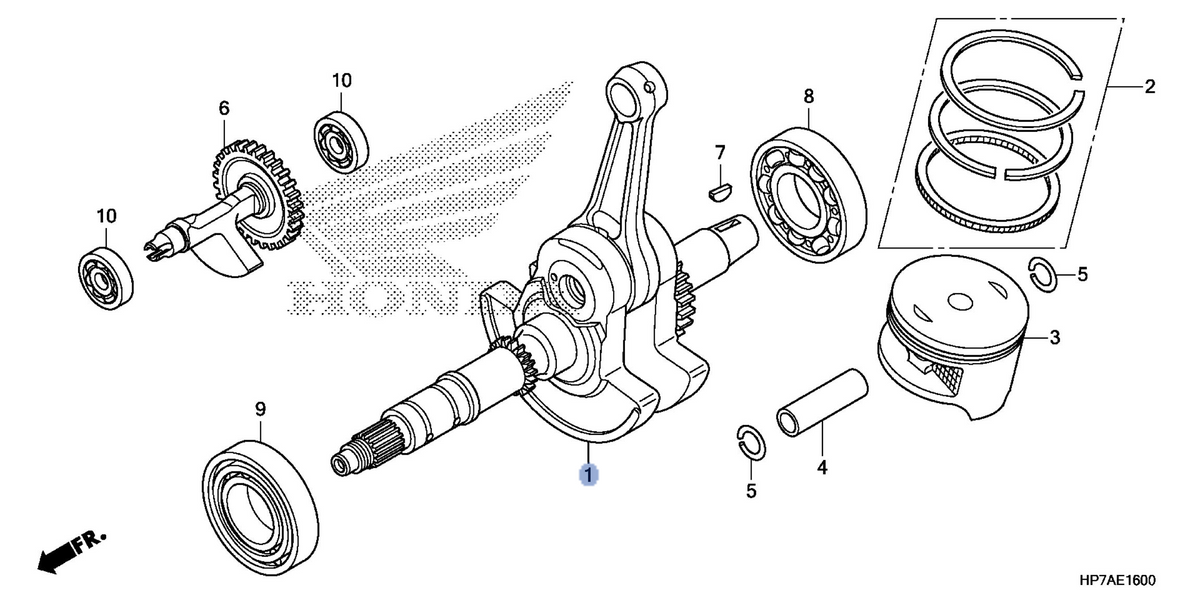 Honda OEM part 13000-HP7-B40
