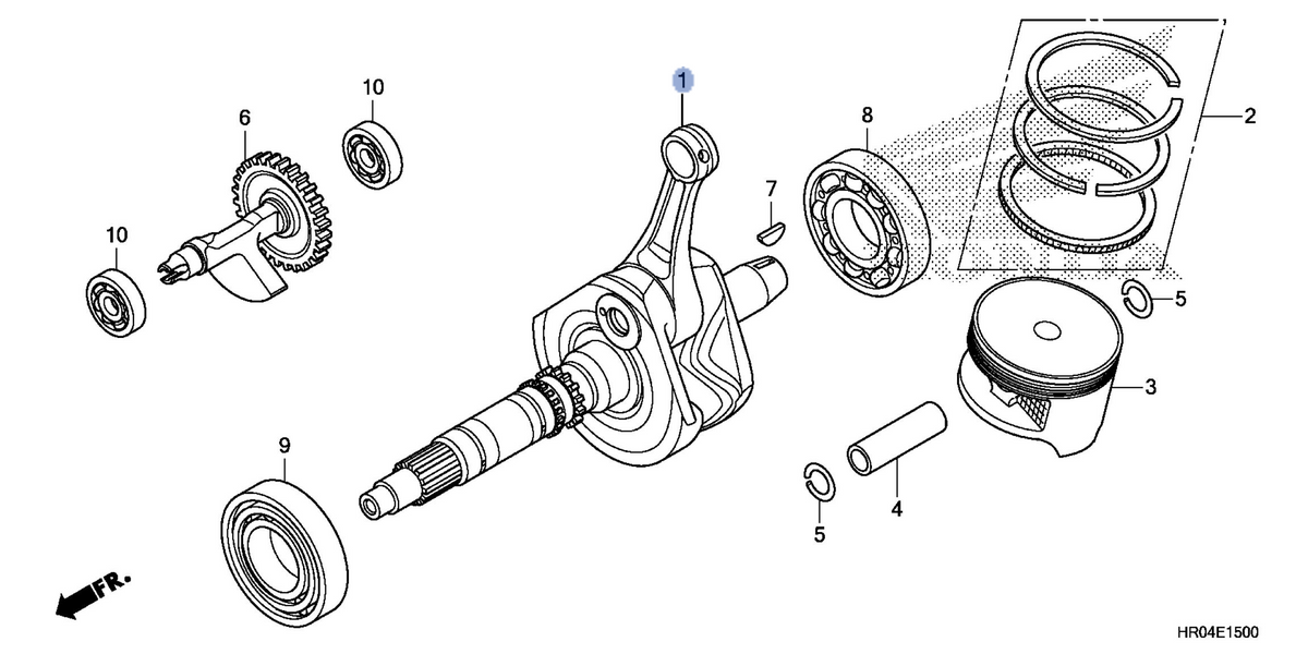 Honda OEM part 13000-HR0-F00