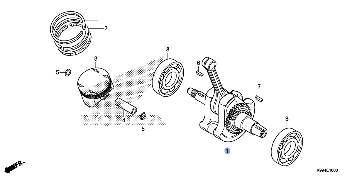 Honda OEM part 13000-K31-900