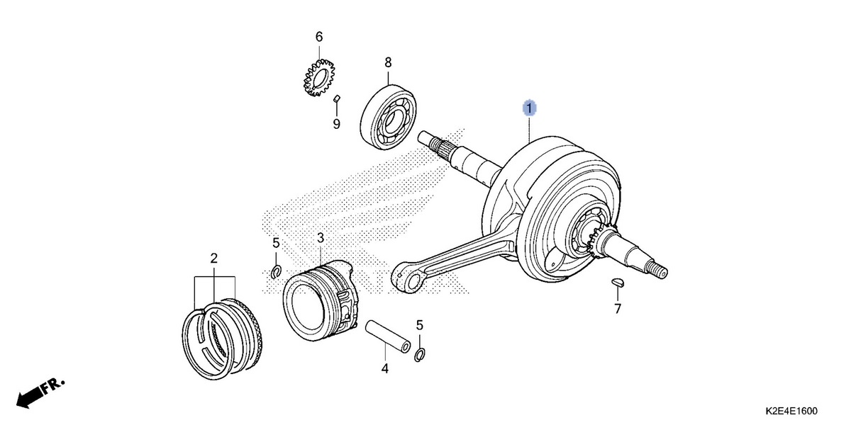 Honda OEM part 13000-K73-T30
