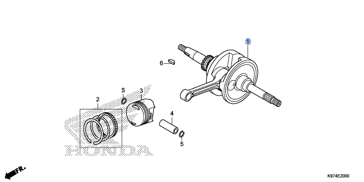 Honda OEM part 13000-K78-V00