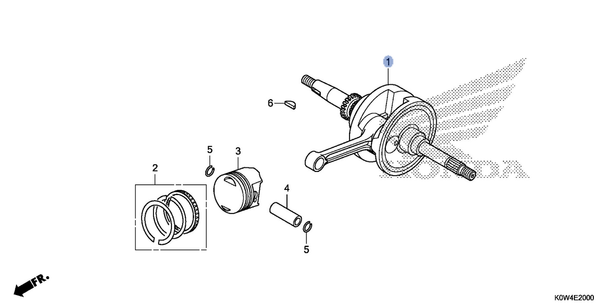 Honda OEM part 13000-K97-T00