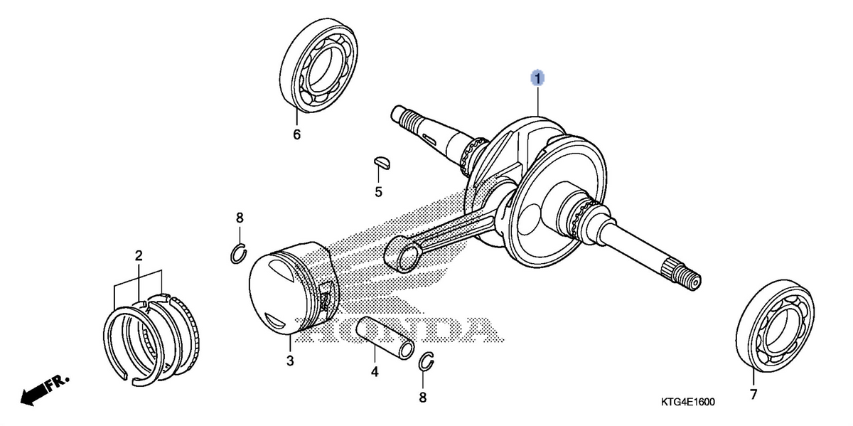 Honda OEM part 13000-KGG-910