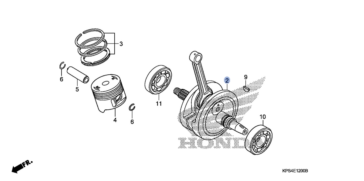 Honda OEM part 13000-KPS-900