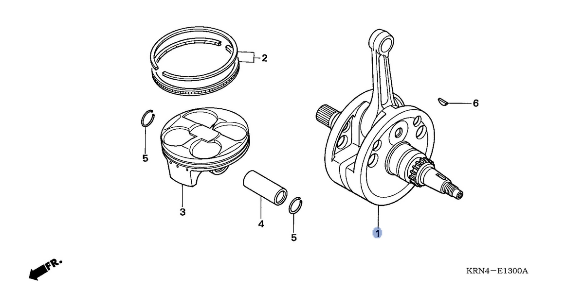 Honda OEM part 13000-KRN-A10