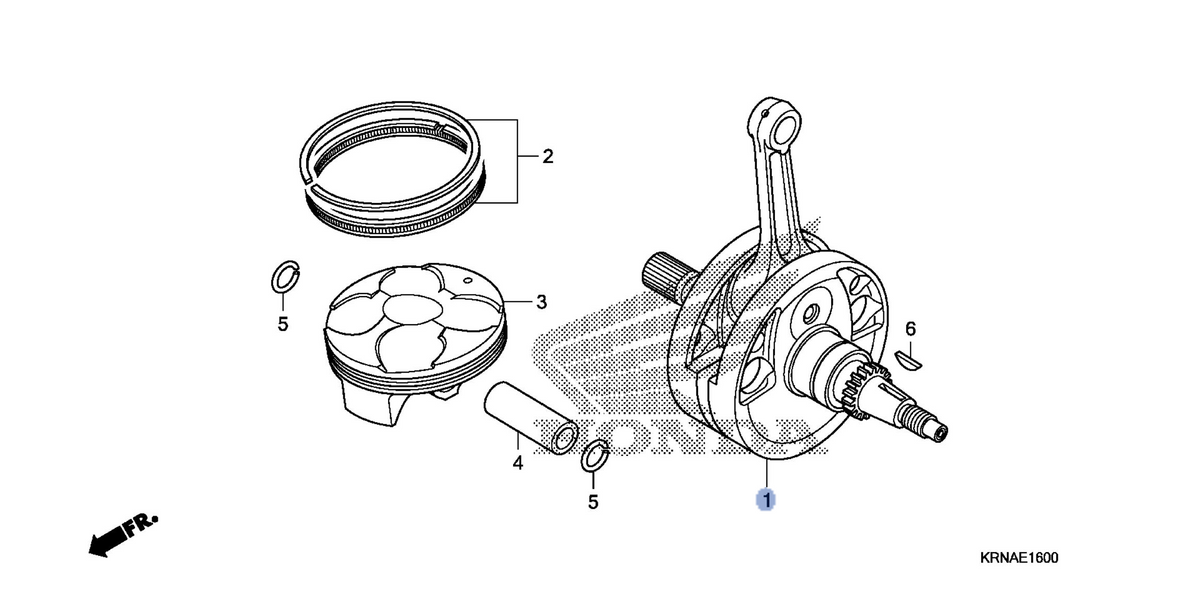 Honda OEM part 13000-KRN-A41
