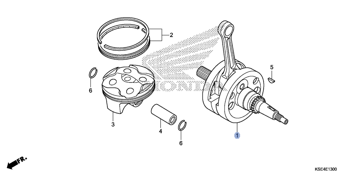 Honda OEM part 13000-KSE-671