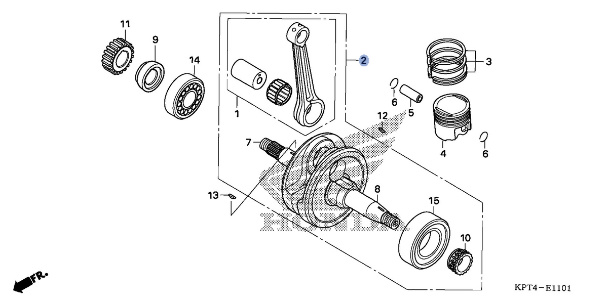 Honda OEM part 13000-KSP-911