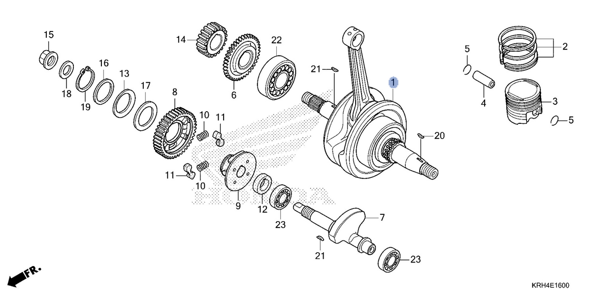 Honda OEM part 13000-KTT-C00