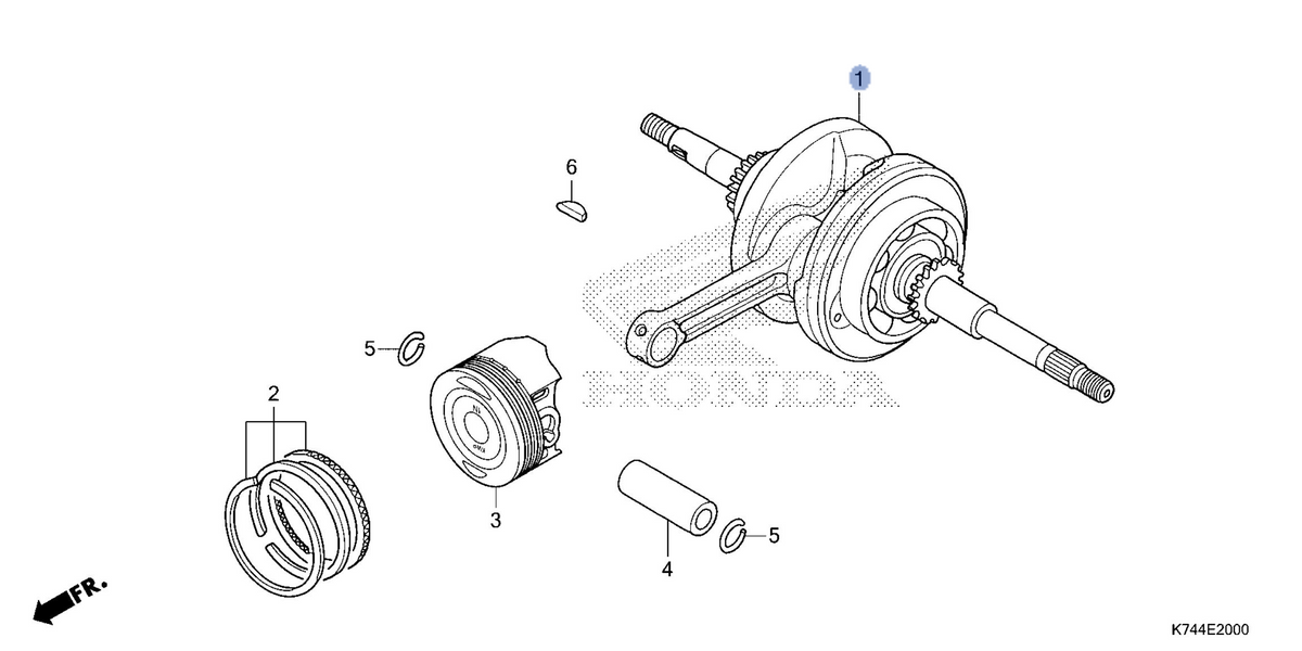 Honda OEM part 13000-KWP-D02