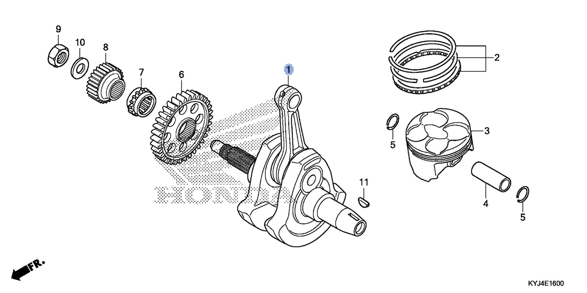 Honda OEM part 13000-KYJ-904