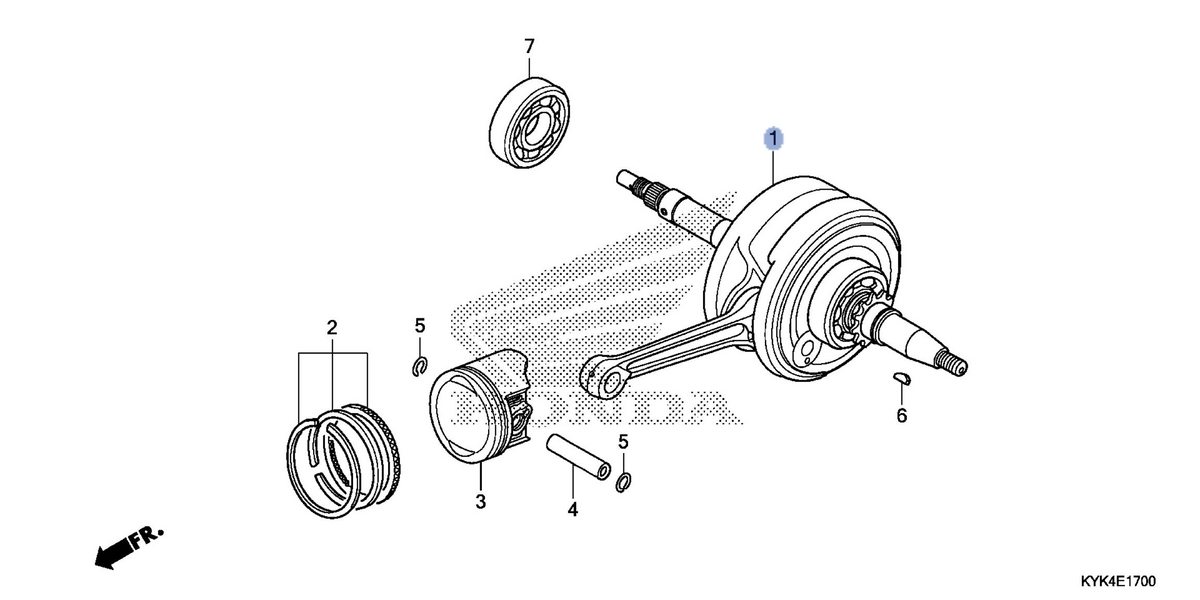 Honda OEM part 13000-KZV-J00