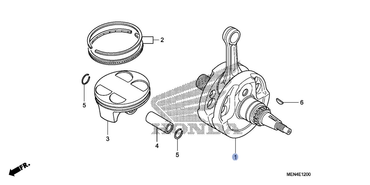 Honda OEM part 13000-MEN-A50