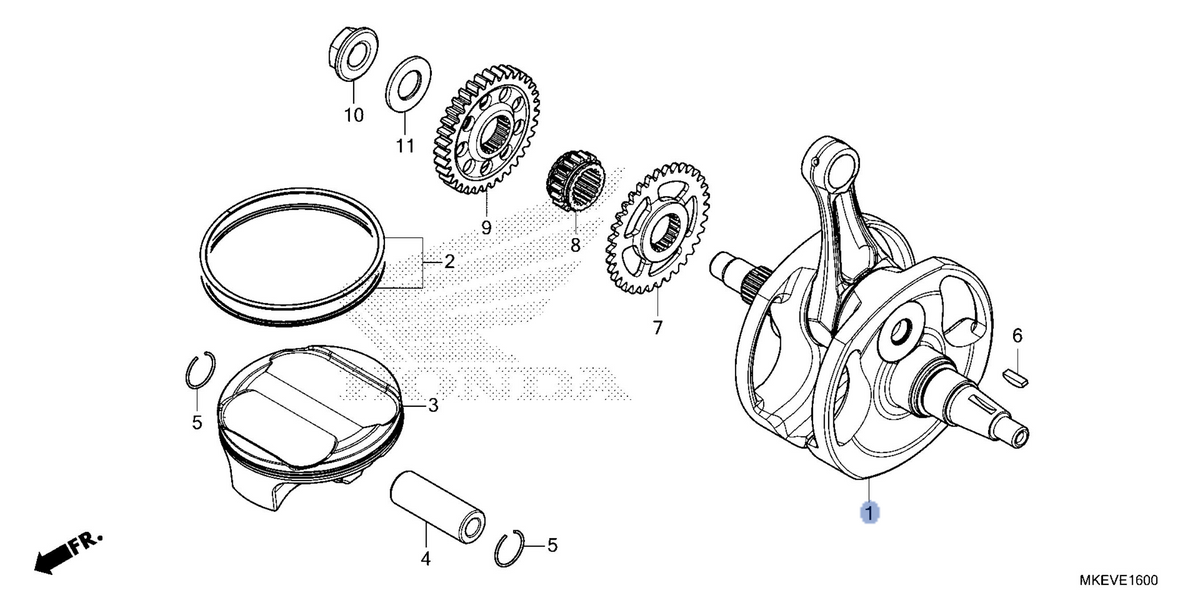 Honda OEM part 13000-MKE-B50