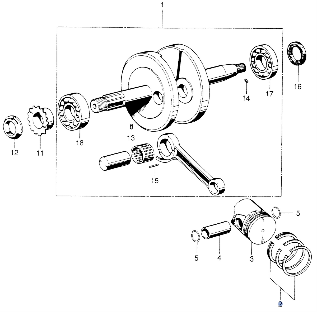 Honda OEM part 13010-044-000