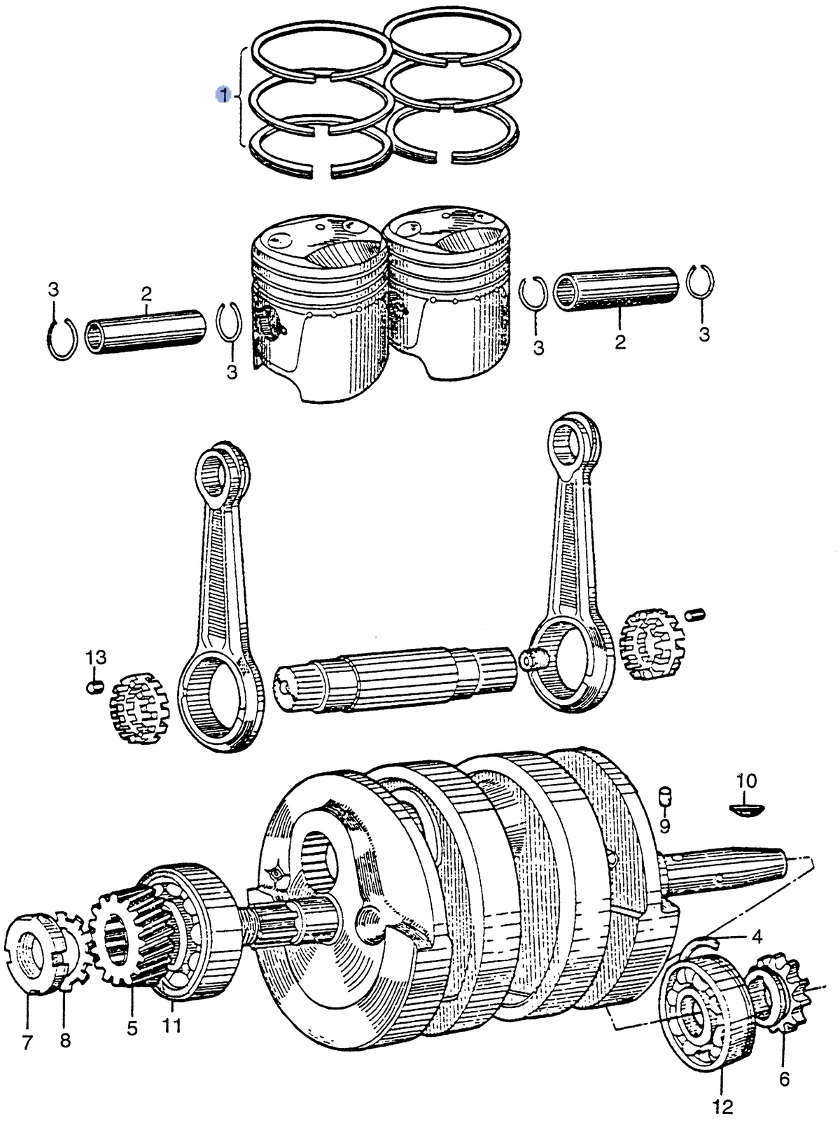 Honda OEM part 13010-201-000