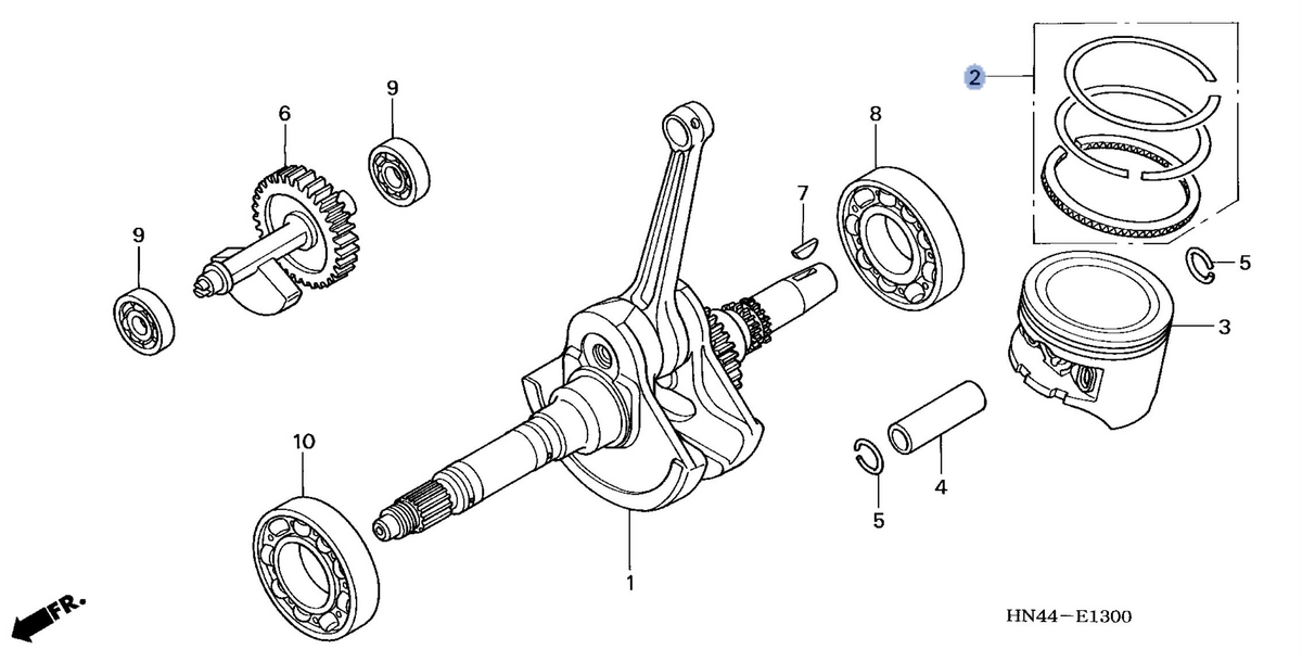 Honda OEM part 13010-HN5-671
