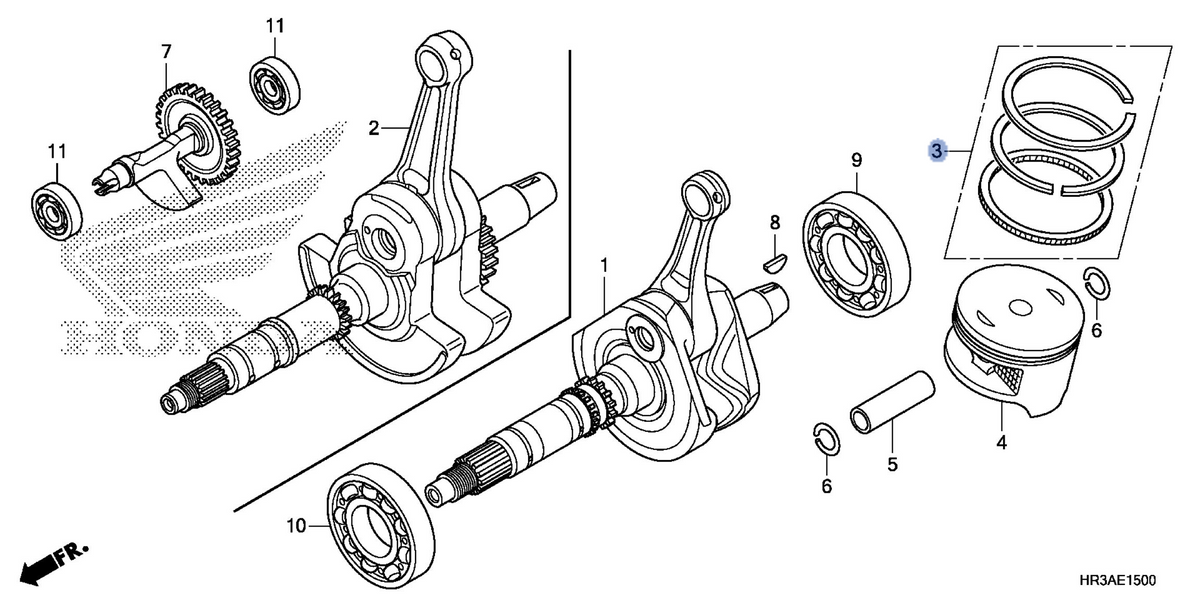 Honda OEM part 13010-HP5-600